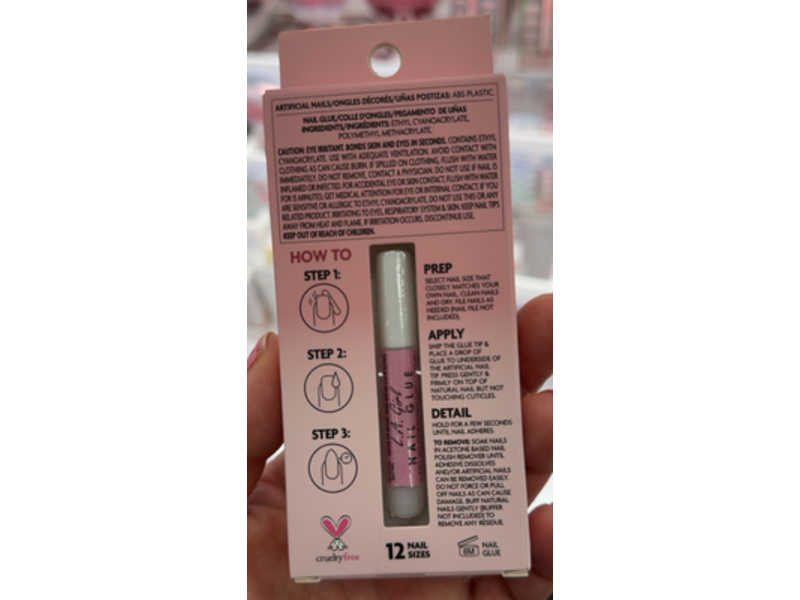 La Girl Oh... So Shiny Artificial Nails, Cloud Nine, 0.07 oz/2 g