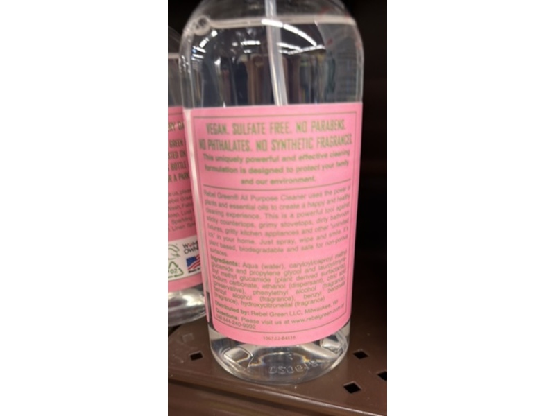 Rebel Green All-Purpose Spray, Pink Lilac, 16 fl oz/473 mL