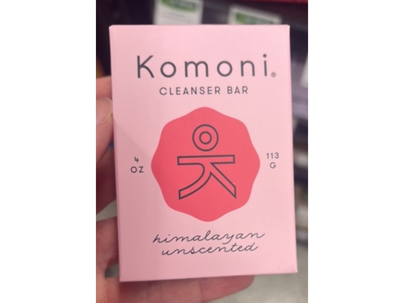 Komoni Himalayan Cleanser Bar, Unscented, 4 oz/113 g