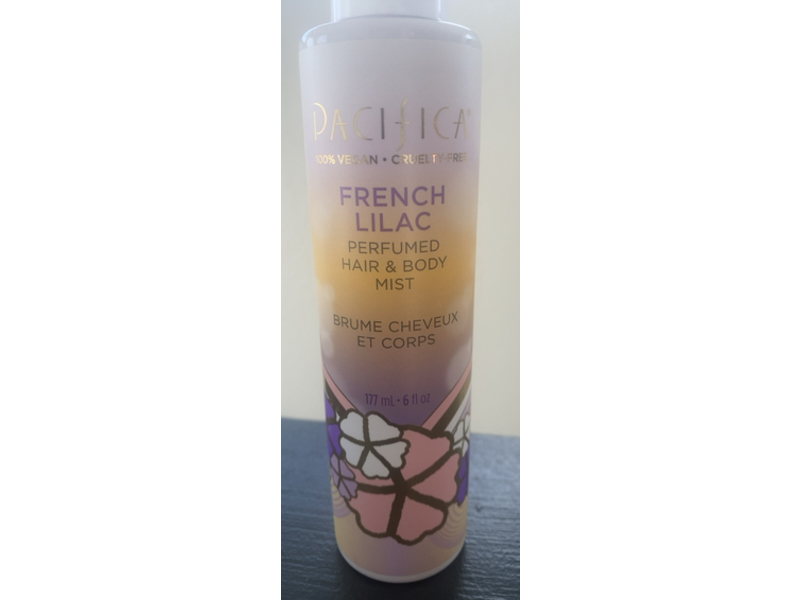 Pacifica Perfumed Hair & Body Mist, French Lilac, 6 fl oz/177 mL
