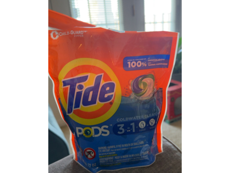 Tide 3 In 1 Pods, Coldwater Clean Original, 27 oz/771 g, 31 Count
