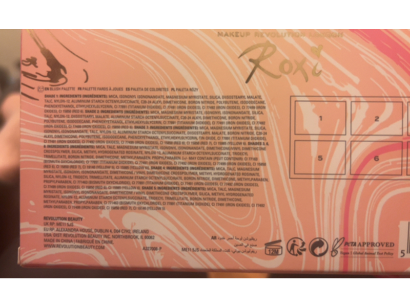 Revolution Roxi Blush Burst Palette, 0.07 oz/2 g