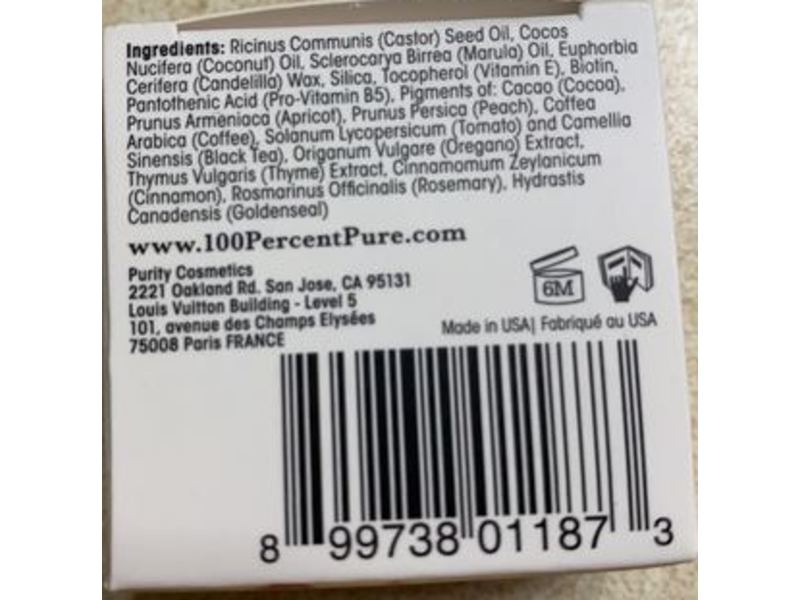 100% Pure Long Last Brows, 0.16 oz/4.5 g