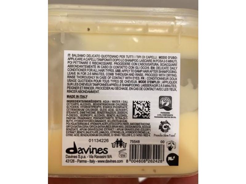 Davines Dede/Conditioner, Celery Extract, 8.93 oz/250 mL