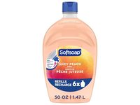 Softsoap Liquid Hand Soap Refill, Juicy Peach, 50 fl oz/1.47 L - thumbnail 1
