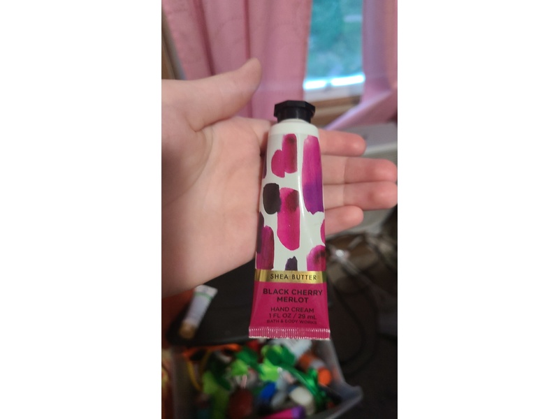 Bath & Body Works Black Cherry Merlot Hand Cream, Shea Butter, 1 fl oz/29mL