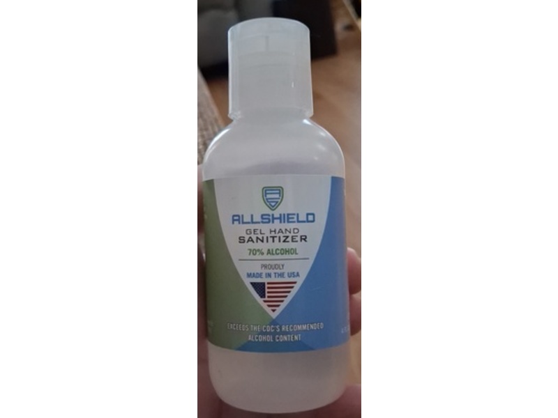 Allshield Gel Hand Sanitizer, 4 fl oz