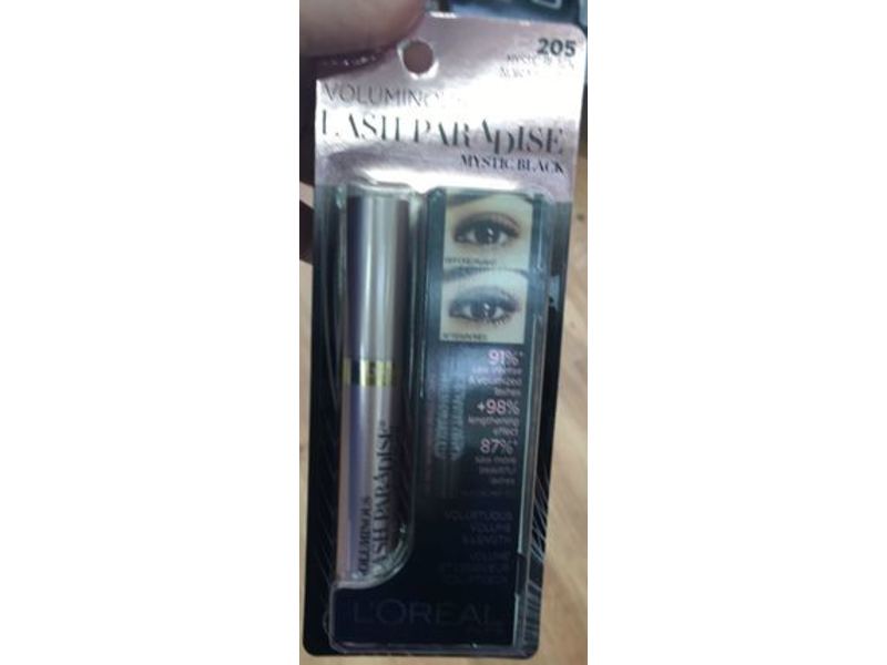 L'oreal Paris Voluminous Lash Paradise Mascara, 205 Mystic Black, 0.28 fl oz/8.5 mL