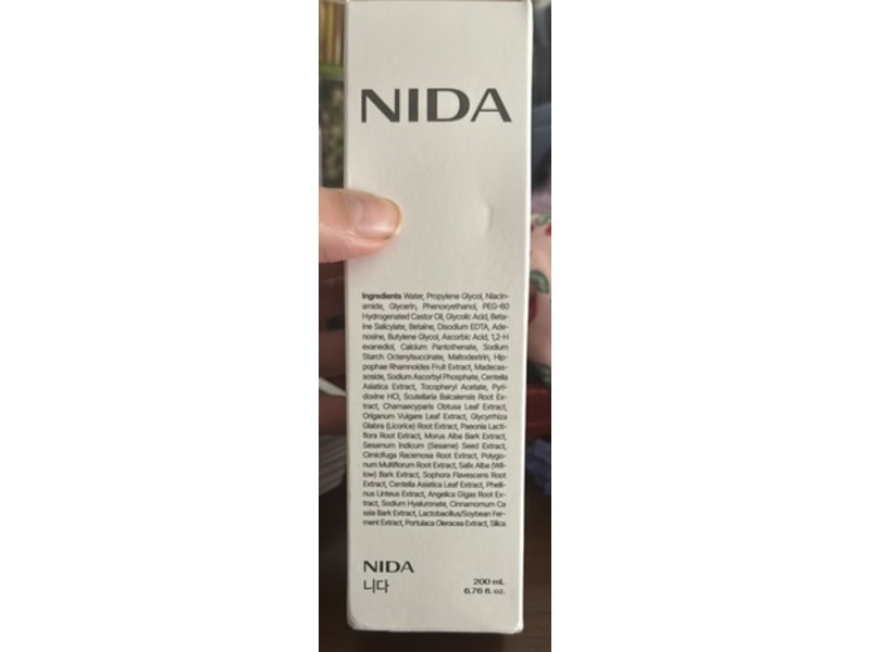 Nida AHA BHA Clarity Toner, 6.76 fl oz/200 mL