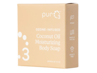 Puro3 Ozone-Infused Moisturizing Body Soap, Coconut Oil, 3.5 oz, Pack Of 3 - thumbnail 1