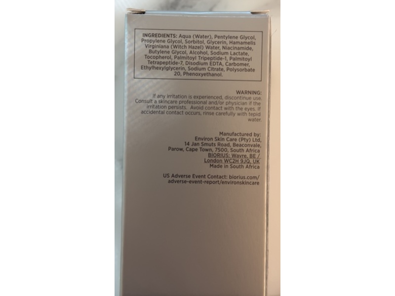 Environ Youth EssentiA Vita-Peptide Toner, 200 mL