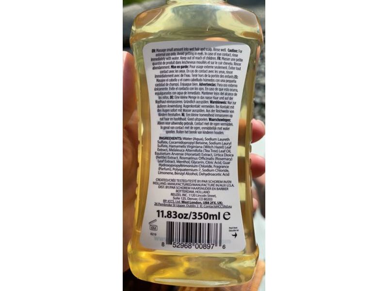 Reuzel 3-In-1 Tea Tree Shampoo, 11.83 oz/350 mL