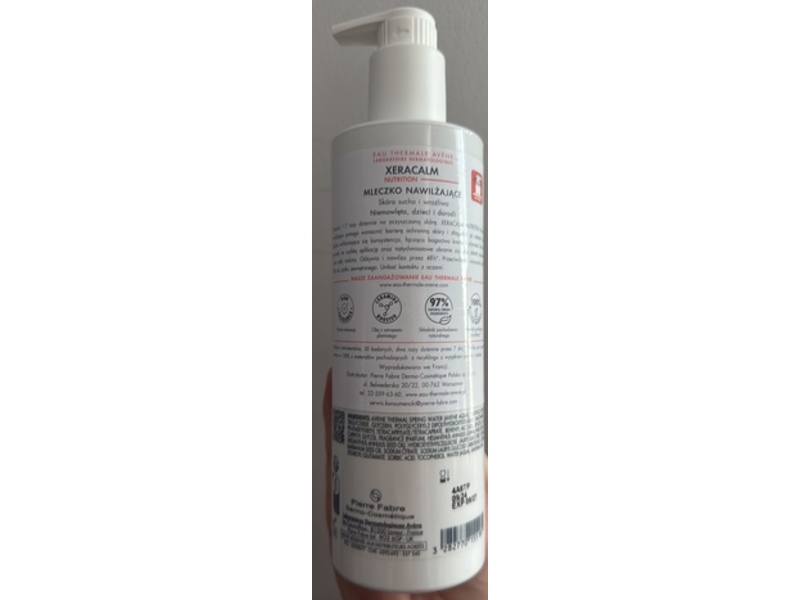 Avene Xeracalm Nutrition Moisturising Lotion, 13.5 fl oz/400 mL