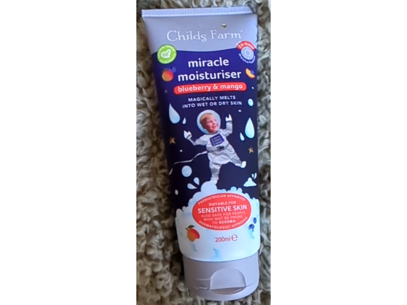 Childs Farm Miracle Moisturiser, Blueberry & Mango, 200 mL