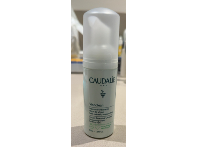 Caudalie Vinoclean Instant Foaming Cleanser, 1.6 fl oz/50 mL