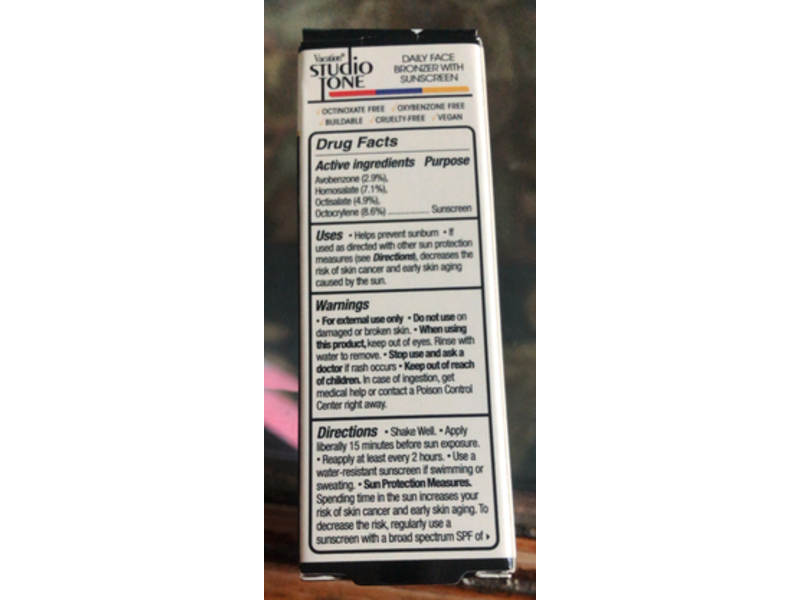 Vacation Studio Tone Sunscreen, SPF 50, 0.3 fl oz/8 mL