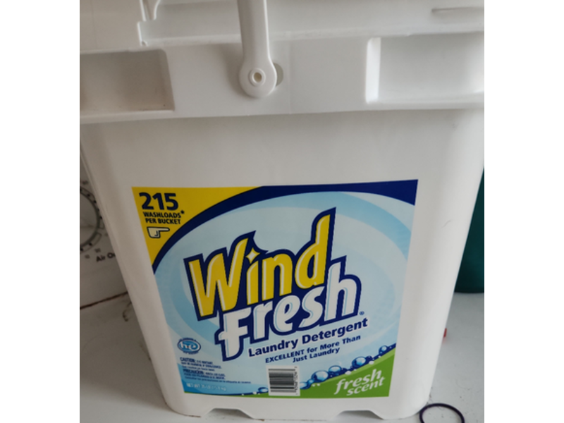Wind Fresh Laundry Detergent Powder, Fresh Scent, 215 Loads, 15.8 Kg