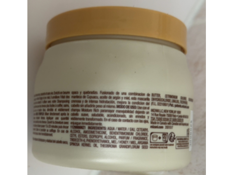 Mizani Moisture Fusion Intense Moisturizing Mask, 16.9 fl oz/500 mL