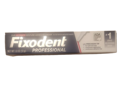 Fixodent Professional Ultimate Denture Adhesive Cream, 1.8 oz/51 g