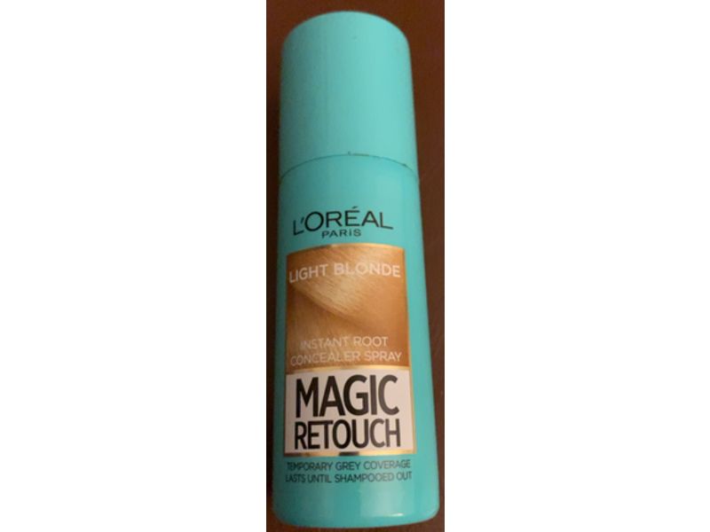 L'Oreal Magic Retouch Instant Root Concealer Spray, Light Blonde, 75 mL