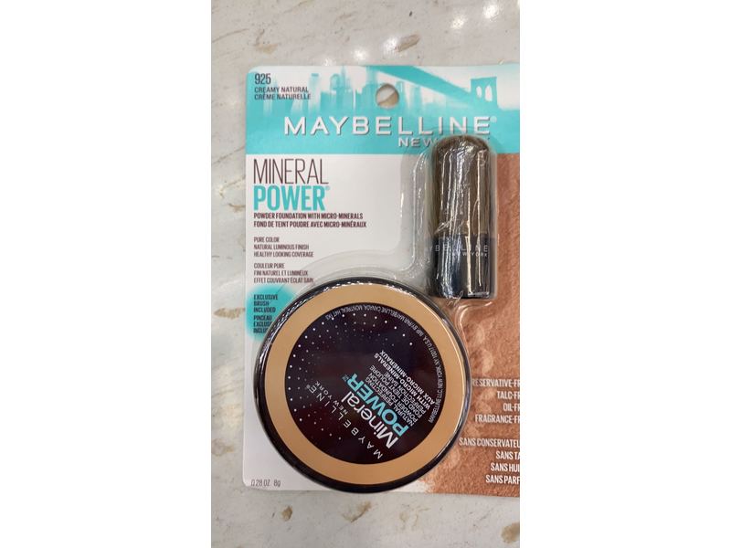 Maybelline New York Mineral Powder, Creamy Natural, 0.28 oz/8 g
