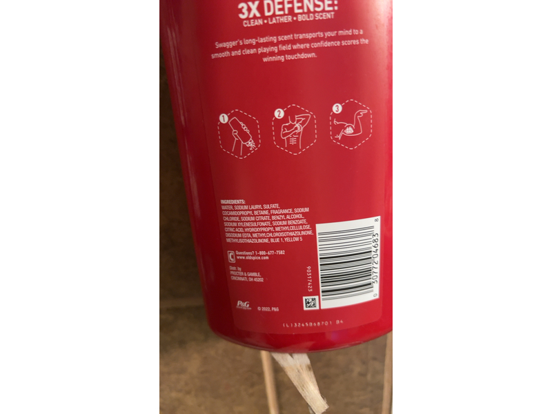 Old Spice Swagger Body Wash, Scent of Cedarwood, 30 fl oz/887 mL, Pack Of 2