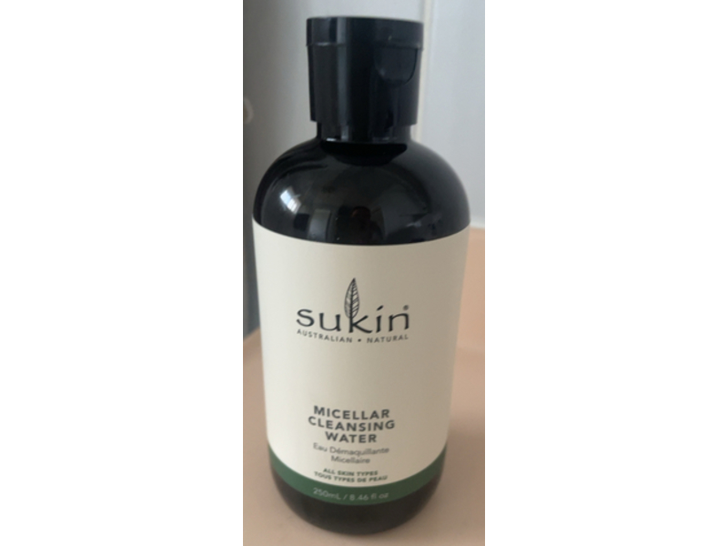 Sukin Micellar Cleansing Water, 8.46 fl oz/250 mL