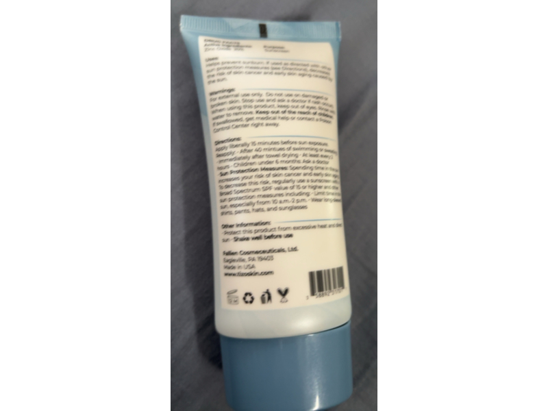 Tizo Non Tinted Mineral Sunscreen, SPF 40, Ultra zinc, 3.5 oz/100 g