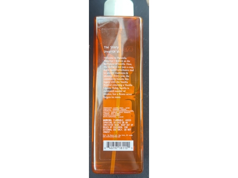 Scents Unearth'd Perfume & Air Mist, Vanilla Crown, 6.7 fl oz/200 mL