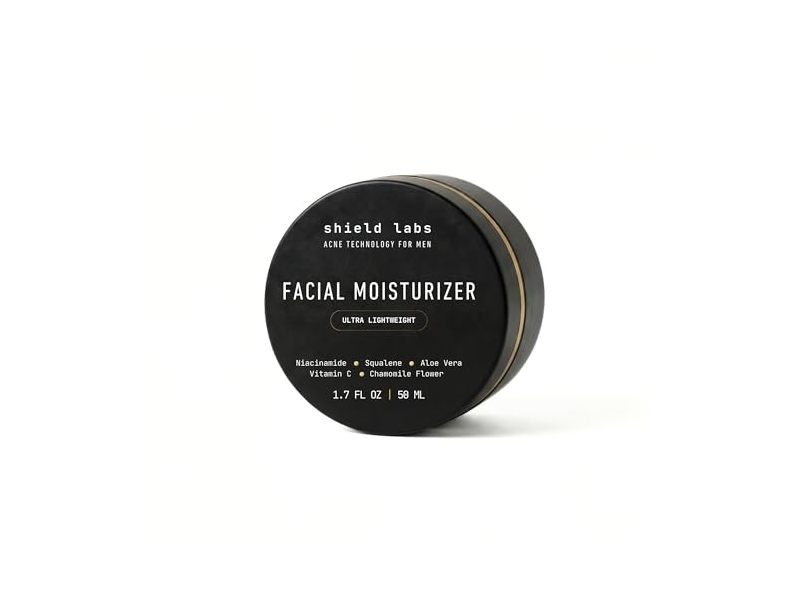 Shield Labs Facial Moisturizer, Ultra Lightweight,1.7 fl oz/50 mL
