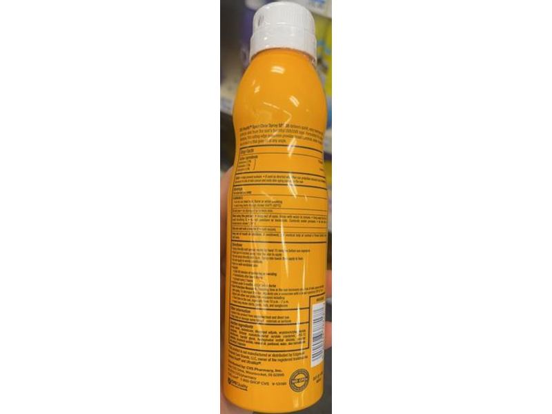 CVS Health Clear Sunscreen Spray, Sport, SPF 30, 5.5 oz/156 g