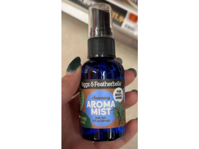 Biggs & Featherbelle Cleansing Aroma Mist, Tea Tree & Sage, 2 fl oz/59 mL