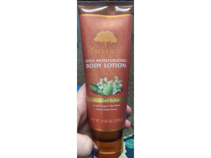 Tree Hut Shea Moisturizing Body Lotion, Hawaiian Kukui, 9 oz/255 g