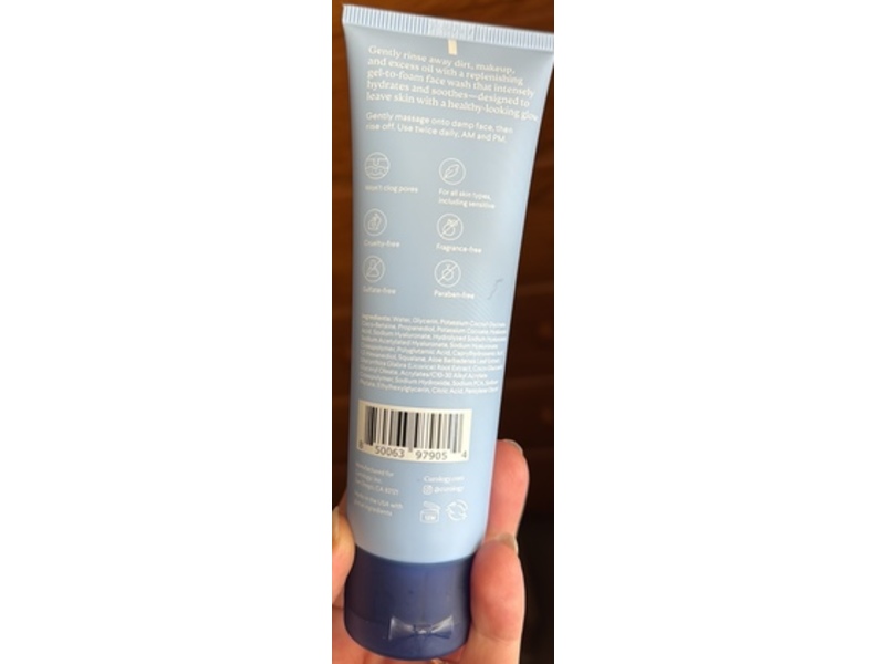 Curology Hydro+ Foaming Gel Cleanser, 2.7 fl oz/80 mL