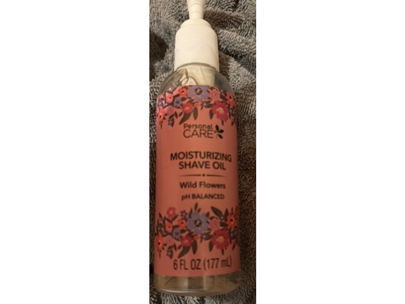 Personal Care Moisturizing Shave Oil , Wild Flowers, 6 fl oz/177 mL