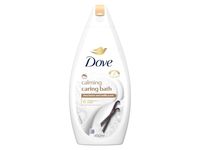 Dove Calming Caring Bath Moisturising Cream, Shea Butter And Vanilla Scent, 450 mL - thumbnail 1