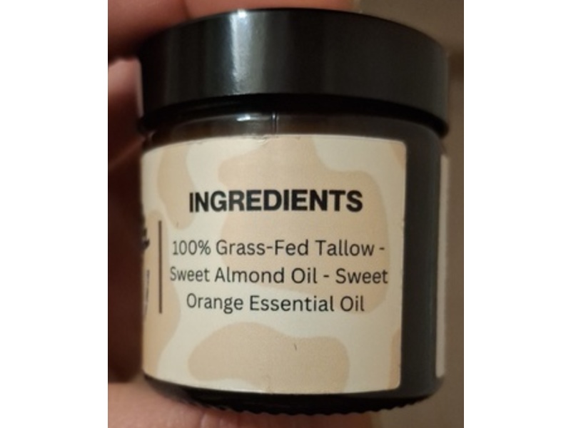 Fat Cow Skincare Citrus Tallow Face Cream, 2 oz/60 mL