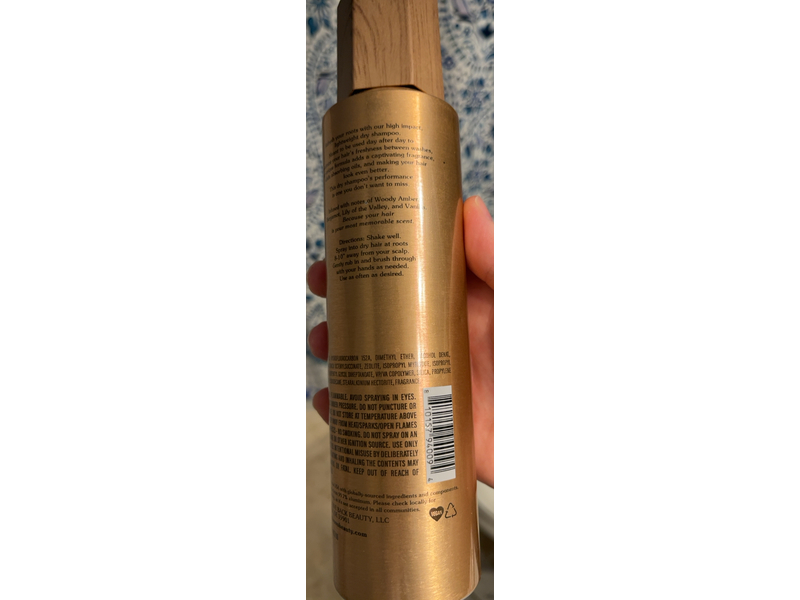 Blake Brown Dry Shampoo, Amber Vanille, 5.8 oz/164 g