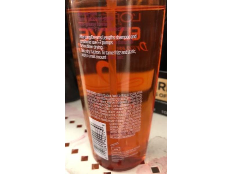 L'Oreal Paris Elvive Dream Lengths Frizz Killer Serum, Leave-In, 3.4 fl oz/100 mL