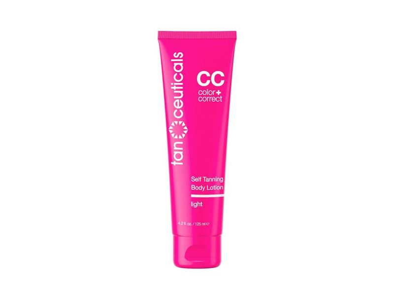 Tanceuticals CC Self Tanning Body Lotion, Light, 4.2 fl oz/125 mL