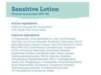 Blue Lizard Sensitive Mineral Sunscreen, SPF 50+ , 8.75 fl oz/259 mL - thumbnail 3