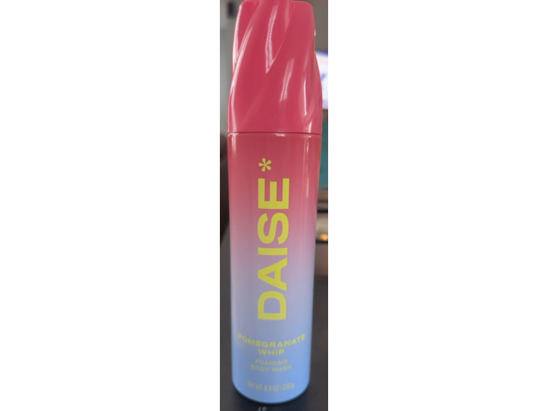 Daise Foaming Body Wash, Pomegranate, 8.8 oz/250 g
