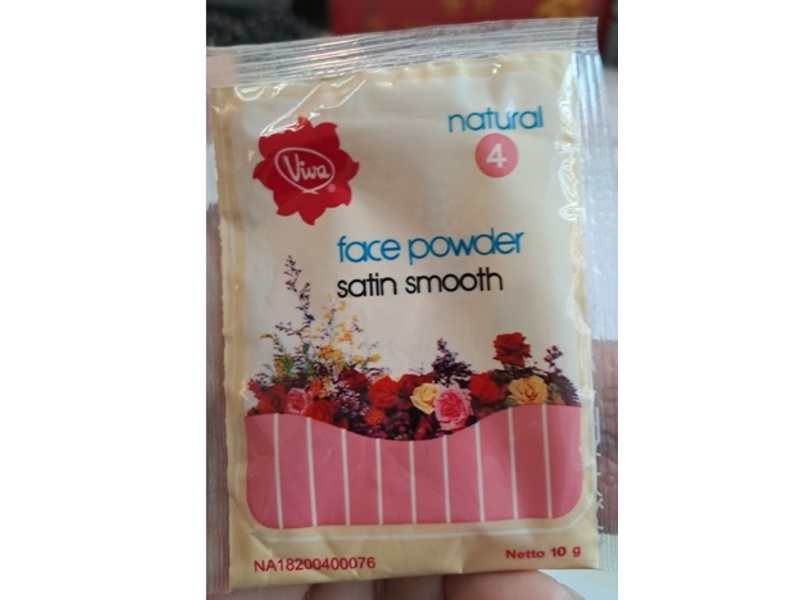 Viva Face Powder, Stain Smooth, 10 g, 4 Count