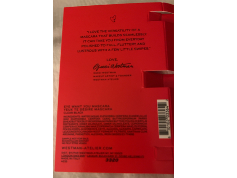 Westman Atelier Eye Want You Mascara, Clean Black, 0.8 oz/22.9 g