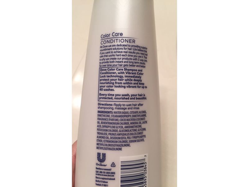 Dove Color Care Conditioner, 12 fl oz/355 mL