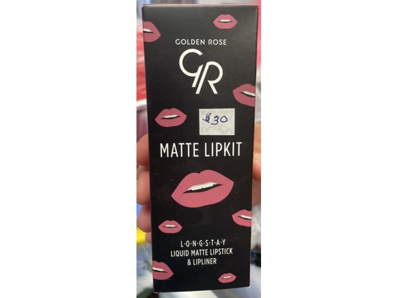 Golden Rose Liquid Matte Lipstick & Lipliner kit, Blush Pink