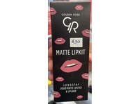 Golden Rose Liquid Matte Lipstick & Lipliner kit, Blush Pink - Image 3