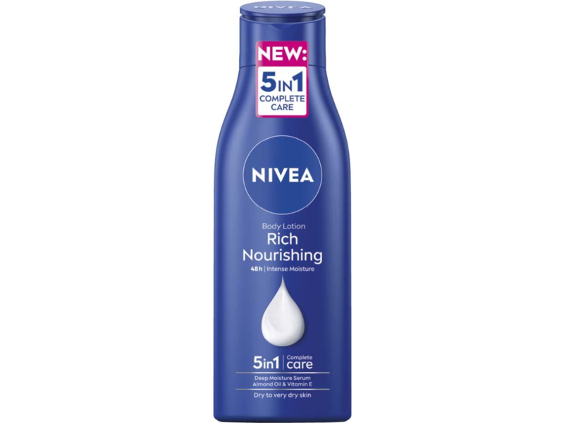 Nivea 5-In-1 Complete Care Rich Nourishing Body Lotion, 48H, 250 mL