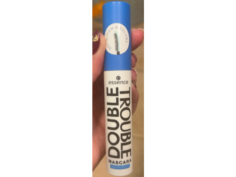 essence Double Trouble Mascara Waterproof, Black, 12 mL