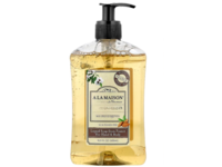 A La Maison De Provence Hand & Body Liquid Soap, Vanilla Bourbon, 16.9 fl oz/500 mL - Image 2